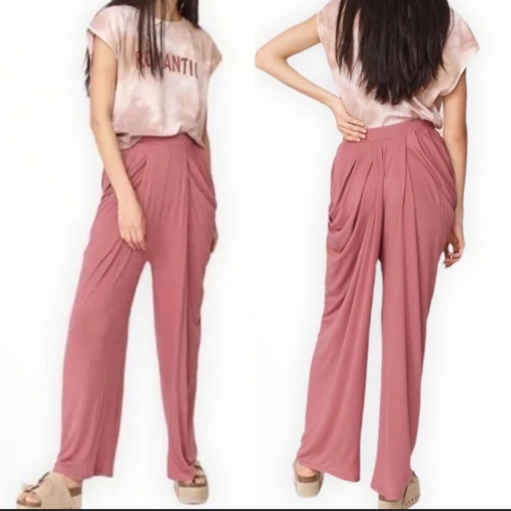 Free People Beach waterfall harem pant